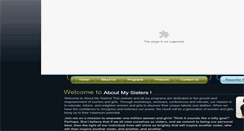 Desktop Screenshot of aboutmysisters.com